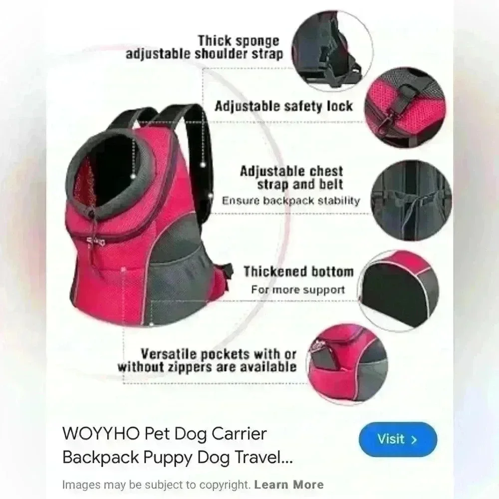 YUDODO Pet Carrier NWT - Picture 7 of 7